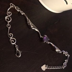 Sterling Silver Heart Bracelet